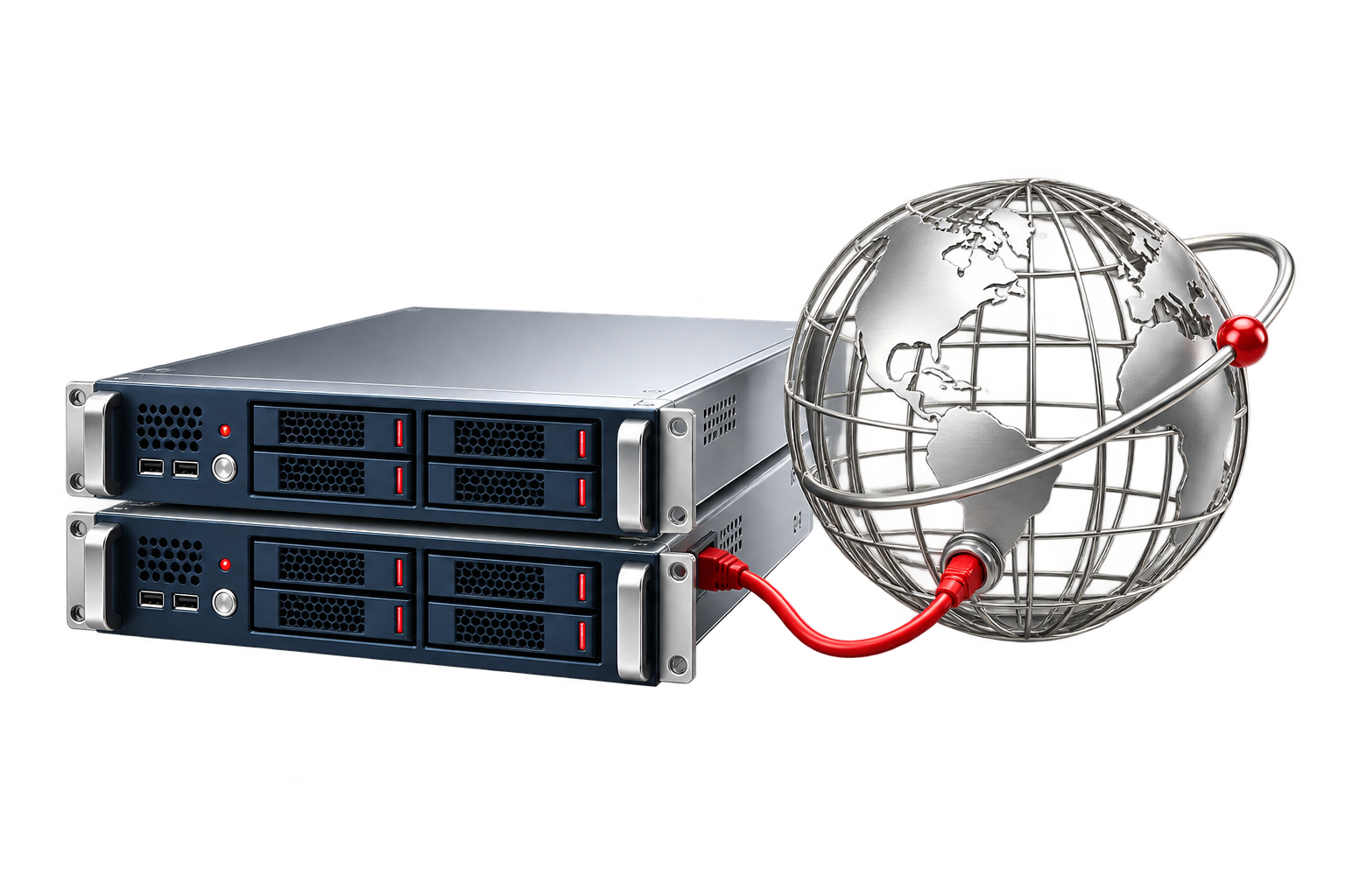 Service illustration: Managed hosting & web services — Arselor
