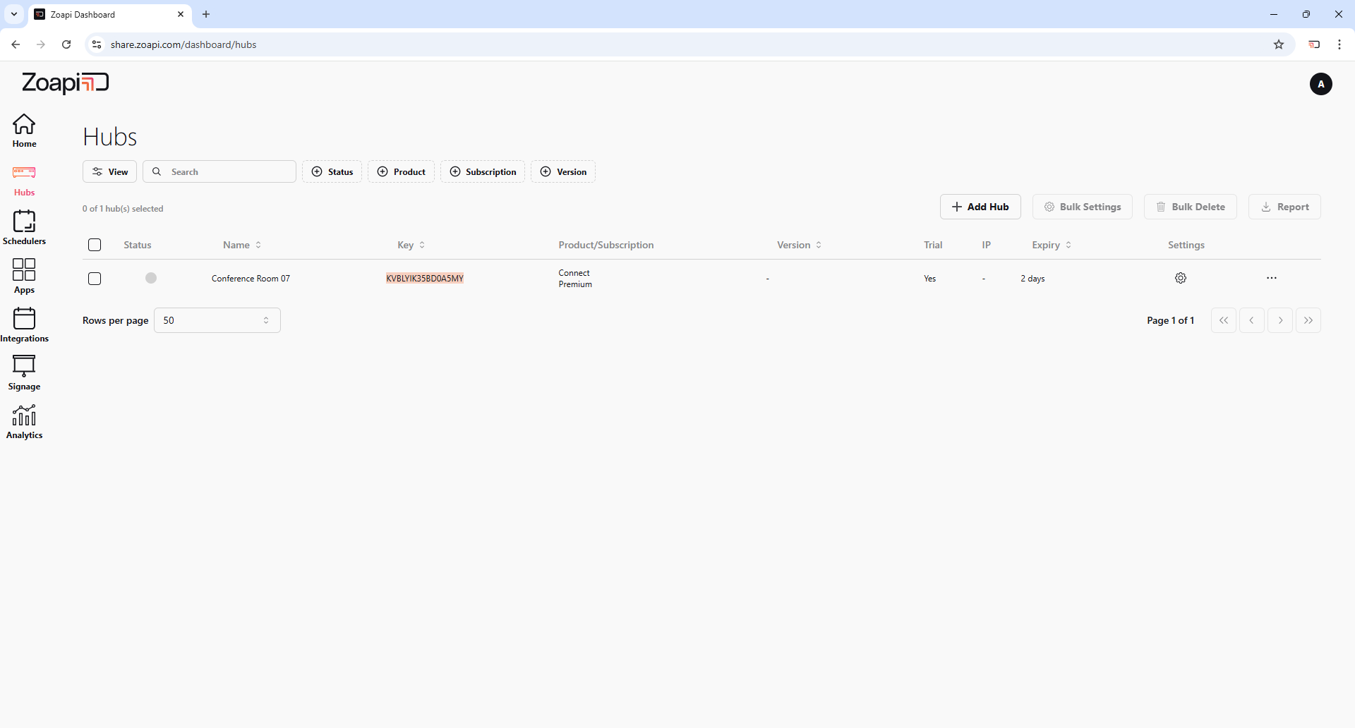 Centralized room administration — إدارة غرف Zoapi